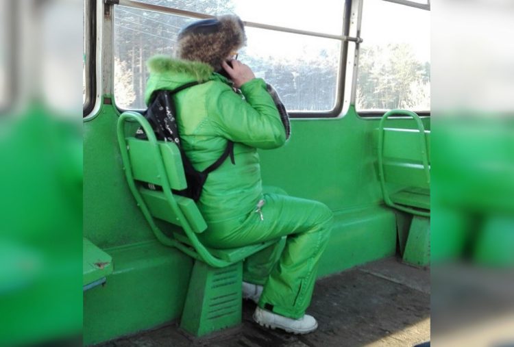 Смешные люди в общественном транспорте, 30 фото